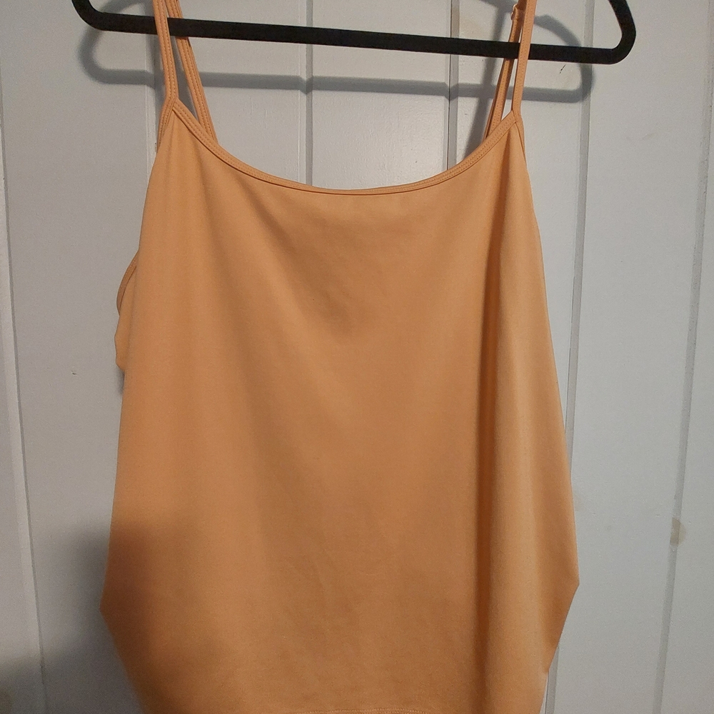 Lane Bryant Peachy Orange Spaghetti Strap Camisole